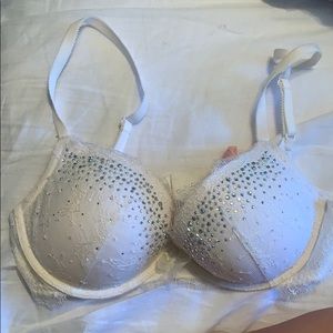 White Dream Angels Push-up Bra 36C